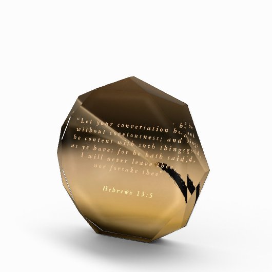 Hebreeuws 13:5 fotoblokken (Rechts)