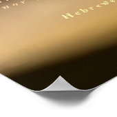 Hebreeuws 13:5 poster (Hoek)