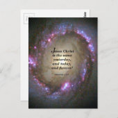 Hebreeuws 13:8 briefkaart (Voorkant / Achterkant)