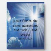 Hebreeuws 13:8 fotoplaat (Voorkant)