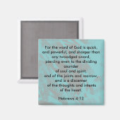 Hebreeuws 4:12 magneet (Voorkant / Achterkant)