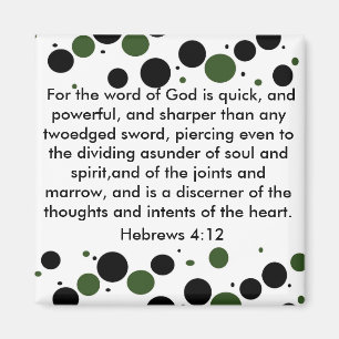 Hebreeuws 4:12 magneet