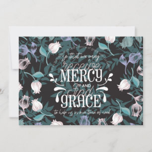 Hebreeuws 4:16 citeert zwarte ver bedankkaart