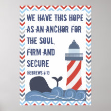Hebreeuws 6:19 Groot Poster
