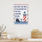 Hebreeuws 6:19 Groot Poster (Keuken)