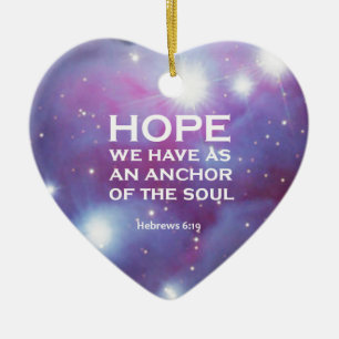 Hebreeuws 6:19 keramisch ornament