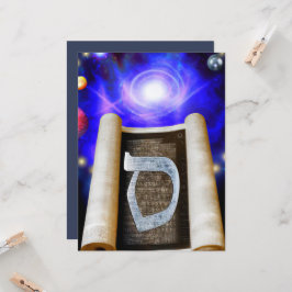 Hebreeuws Alphabet Invitation Kaart