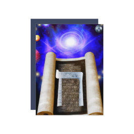 Hebreeuws Alphabet Invitation Kaart