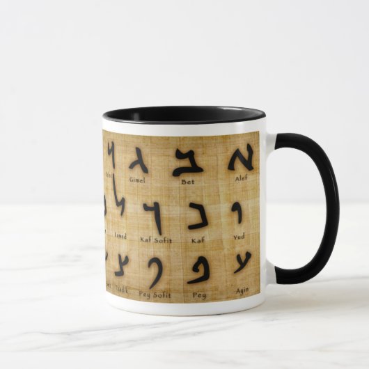 Hebreeuws Ancient Alef Bet Mok (Rechts)