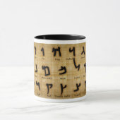Hebreeuws Ancient Alef Bet Mok (Midden)
