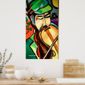 Hebreeuws Fiddler door Georgie Hanson Poster (Keuken)