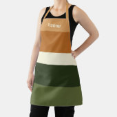 Hebreeuws gepersonaliseerd stripe all-over print S Schort (Insitu)