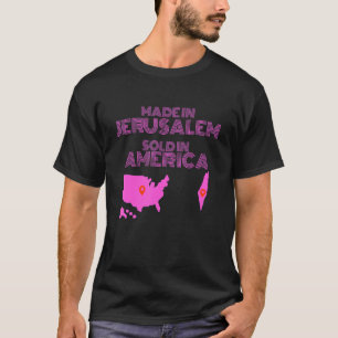 Hebreeuws Israëliet gemaakt in Jeruzalem verkocht T-shirt