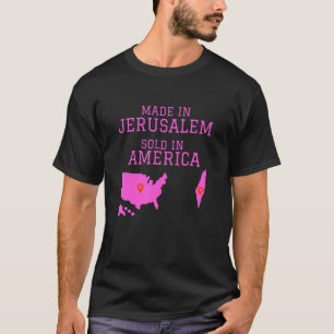 Hebreeuws Israëliet gemaakt in Jeruzalem verkocht  T-shirt