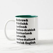 Hebreeuws& Jiddisch& Ladino& Joods Engels& enz.