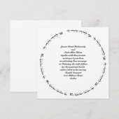 Hebreeuws Joods Weddenschap Gold Meallic Kaart (Voorkant / Achterkant)