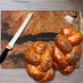 Hebreeuws Lichvod Shabbat Faux Wood Challah Snijplank