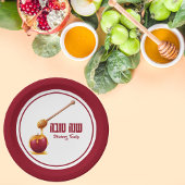 Hebreeuws Rosh Hashanah Papieren Bordje