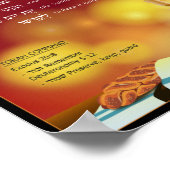 Hebreeuws Shabbat Blessing Poster (Hoek)