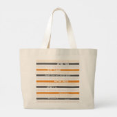 Hebreeuwse blical psalm citaat "Afwijken van het a Grote Tote Bag (Achterkant)