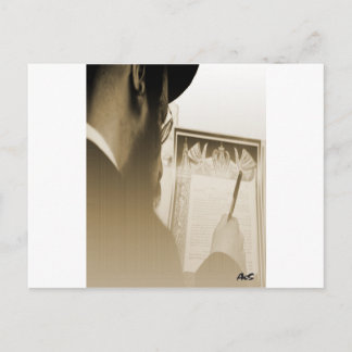 Hebreeuwse bruidegom door aes briefkaart