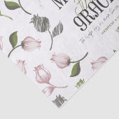 Hebreeuwse citaten van 4:16 met florale kunstwitte tissuepapier (Detail)