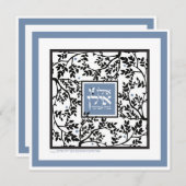 Hebreeuwse dankbaarheid & zegen gesimuleerd papier bedankkaart (Voorkant / Achterkant)