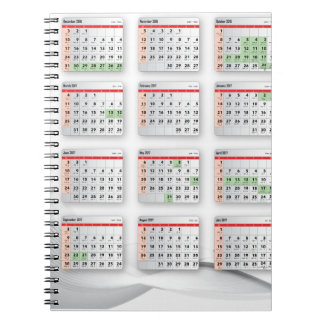 Hebreeuwse Engelse kalender 2016-2017 Notitieboek