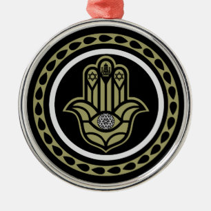 Hebreeuwse Huis Zegen Metalen Ornament