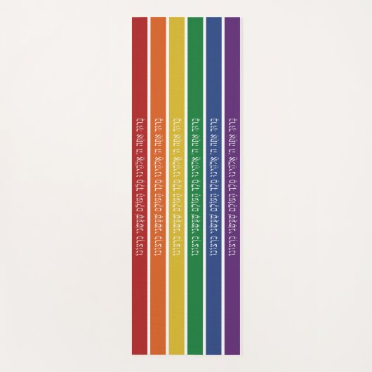 Hebreeuwse zegeling - Joodse steun voor lesbische, Yogamat (Voorkant)