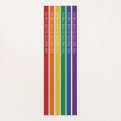 Hebreeuwse zegeling - Joodse steun voor lesbische, Yogamat (Achterkant)