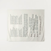 Hebreeuwse zegeningen die de Menorah Maoz Tzur ver Wandkleed (Voorkant (horizontaal))