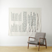 Hebreeuwse zegeningen die de Menorah Maoz Tzur ver Wandkleed (In Situ (horizontaal))