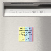 Hébreux 11:1 foi Magnet (In Situ (Lave-vaisselle))