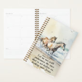 Hébreux 12 1-2 Courir avec Endurance Bible Cheval (Devant avec enveloppe)