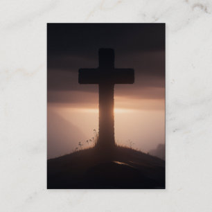 Hébreux 12:2 KJV Cartes - Croix sombre honteuse