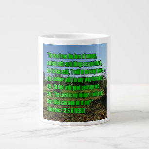 Hébreux 13:5-6 WEBU Mug