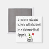 Hébreux aimant 11:6 (Recto/Verso)