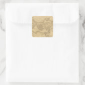 Hebreux Vierkante Sticker (Tas)