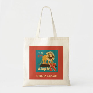 Hebrew Aleph Bet Canvas tas