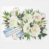 Hebrew Birkat Ha-Bayit Blessing for Home Fleece Deken (Voorkant (Horizontaal))