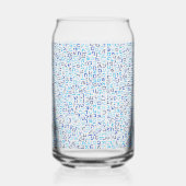 Hebrew Blikvorm Glas (Voorkant)