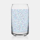 Hebrew Blikvorm Glas (Achterkant)