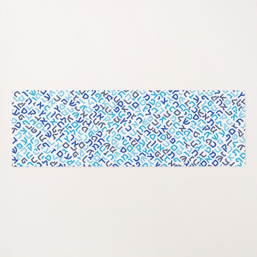 Hebrew Yogamat (Achterkant (horizontaal))