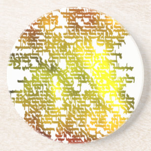 Hebrew Zandsteen Onderzetter