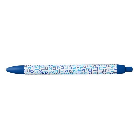 Hebrew Zwarte Inkt Pen (Voorkant)
