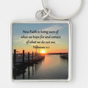 HEBREWS 11:11 SUNSET ONTWERP SLEUTELHANGER