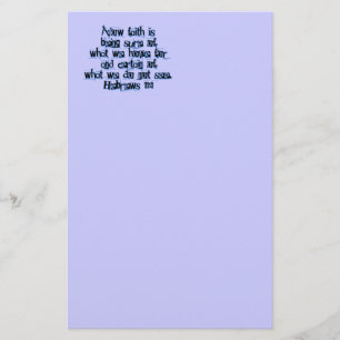 Hebrews 11:1 briefpapier
