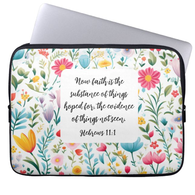 Hebrews 11:1 Electronic Bag Laptop Sleeve (Voorkant)