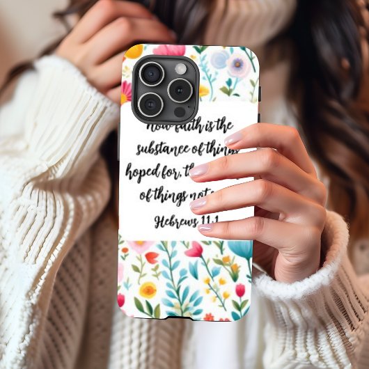 Hebrews 11:1 iPhone 15 Pro Case Hoesje